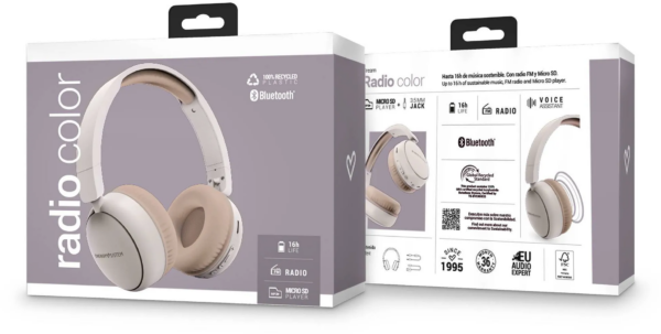 Prix Casque Bluetooth Energy Sistem Radio Color avec Radio FM Cream (457694) -  335.00 -  335.00 – Image 6