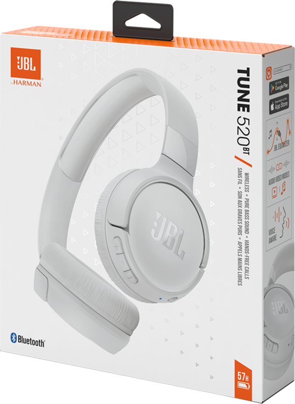 Prix Casque Bluetooth JBL Tune 520BT - Blanc (JBLT520BTWHTEU) -  650.00 -  650.00 – Image 11