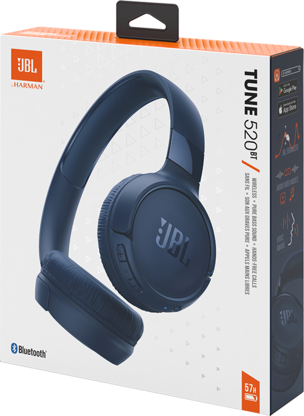 Prix Casque Bluetooth JBL Tune 520BT - Blue (JBLT520BTBLUEU) -  650.00 -  650.00 – Image 11