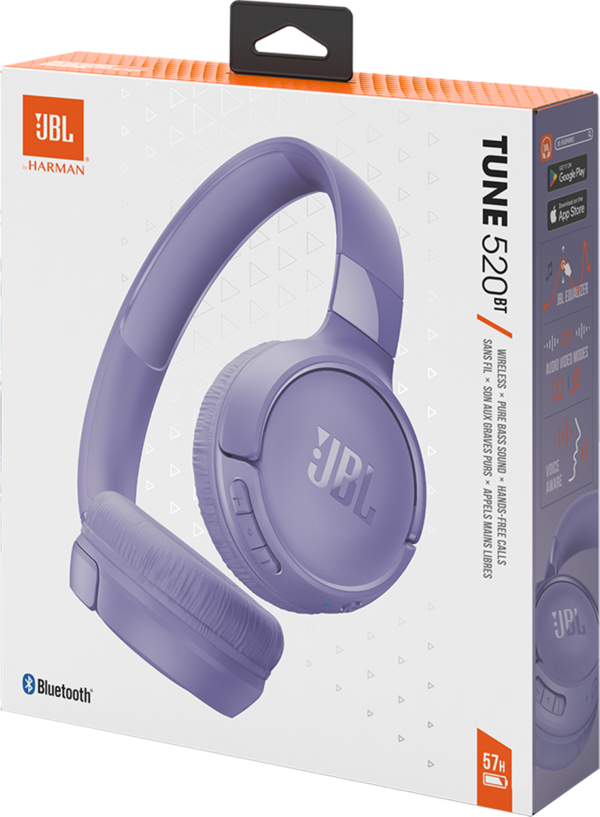 Prix Casque Bluetooth JBL Tune 520BT - Violet (JBLT520BTPUREU) -  650.00 -  650.00 – Image 11