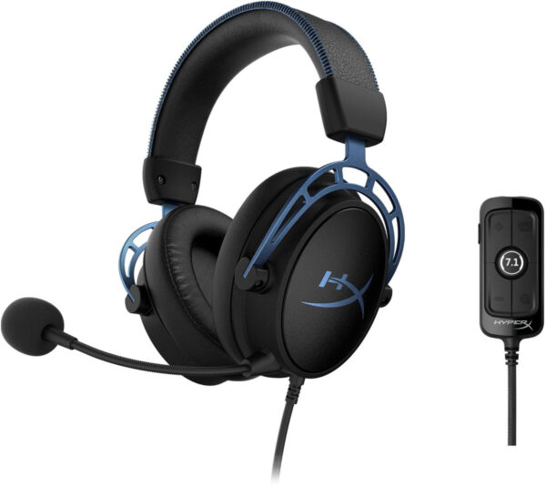 Casque-micro HyperX Cloud Alpha S HX-HSCAS-BL/WW - Jack 3,5 mm / USB (4P5L3AA) – Image 7