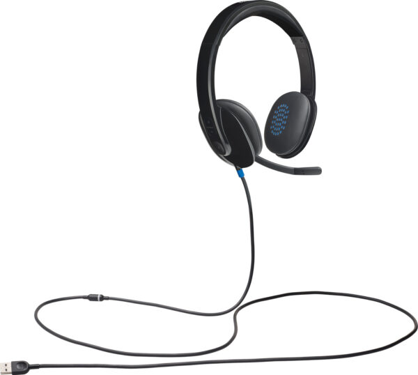 Casque Logitech H540 pour ordinateur avec microphone anti-parasite - USB (981-000480) – Image 4