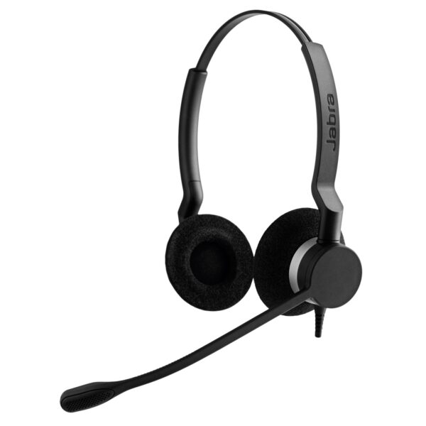 Casque-micro stéréo Jabra BIZ 2300 QD Duo Anti-Bruit (2309-820-104) (Connexion QD et non pas USB)