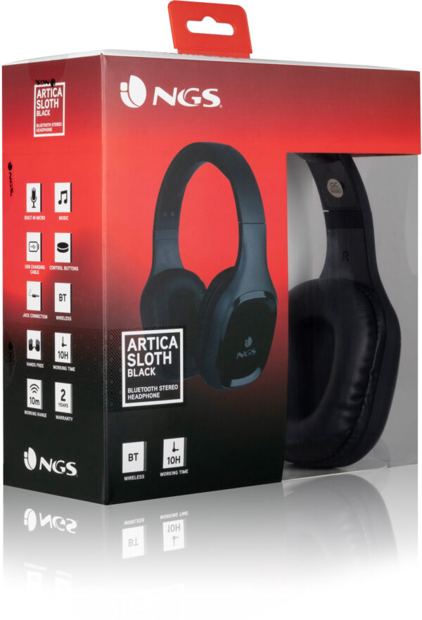 Prix Casque Bluetooth NGS Artica Sloth Black (ARTICASLOTHBLACK) -  232.00 -  232.00 – Image 4