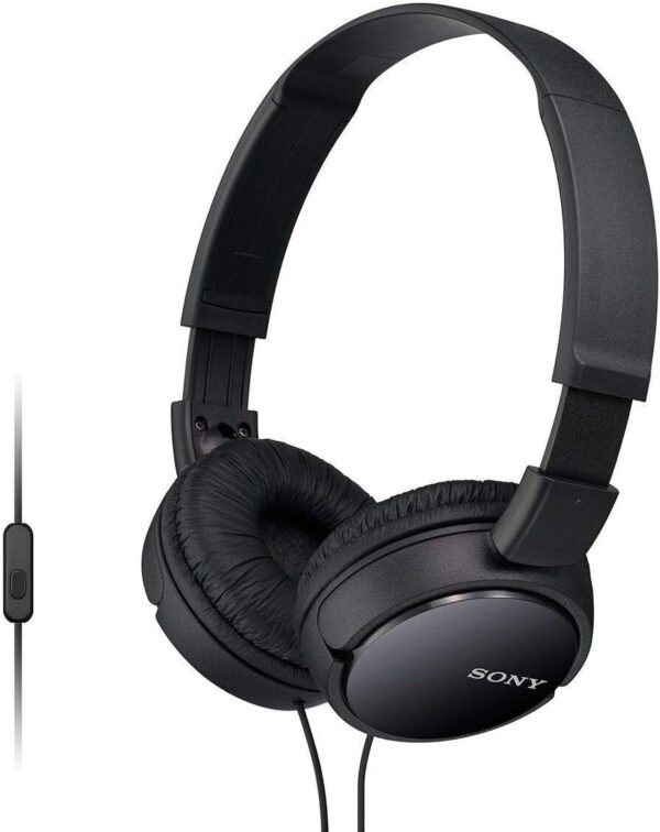 Casque Sony MDR-ZX110AP ‎Pliable avec Microphone - Jack 3,5 mm (MDRZX110APBZE)