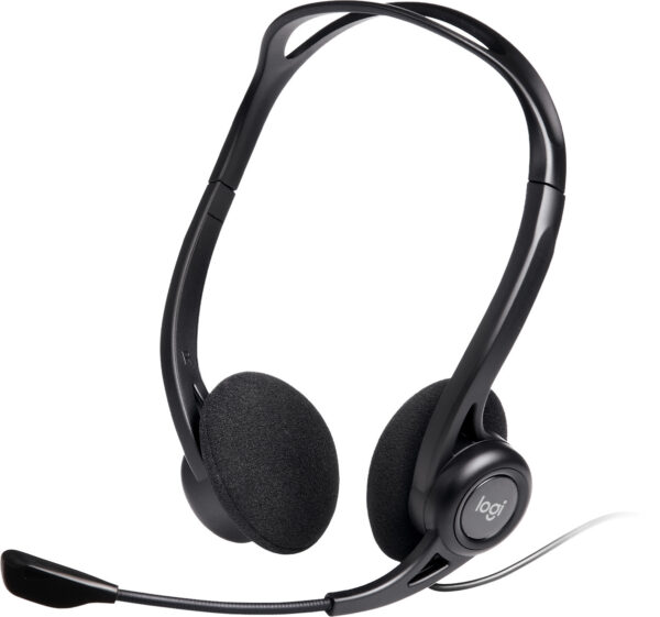 Casque Logitech 960 pour ordinateur avec microphone anti-parasite - USB (981-000100)