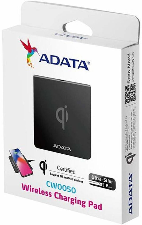 Chargeur sans Fil ADATA CW0050 Noir 5V (ADATA_ACW0050) – Image 2