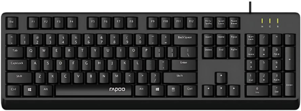 Clavier filaire Rapoo NK1900 - QWERTY