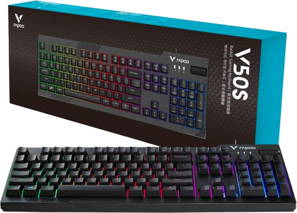 Clavier gaming rétroéclairé Rapoo V50S - AZERTY – Image 3