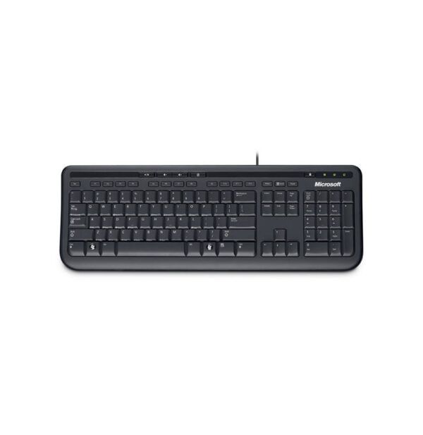 Prix Clavier Microsoft Wired Keyboard 600 - Noir (AZERTY, Français) -  - 