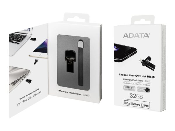 Prix Clé USB ADATA i-Memory AI920 - 3.1 - Noir -  -  – Image 6