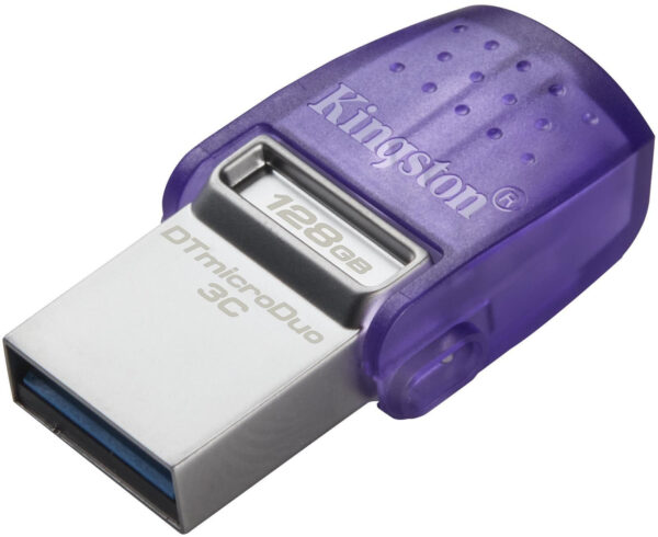 Clé USB Kingston DataTraveler microDuo 3C USB Type-A / Type-C 3.2 - 128 Go (DTDUO3CG3/128GB) – Image 2