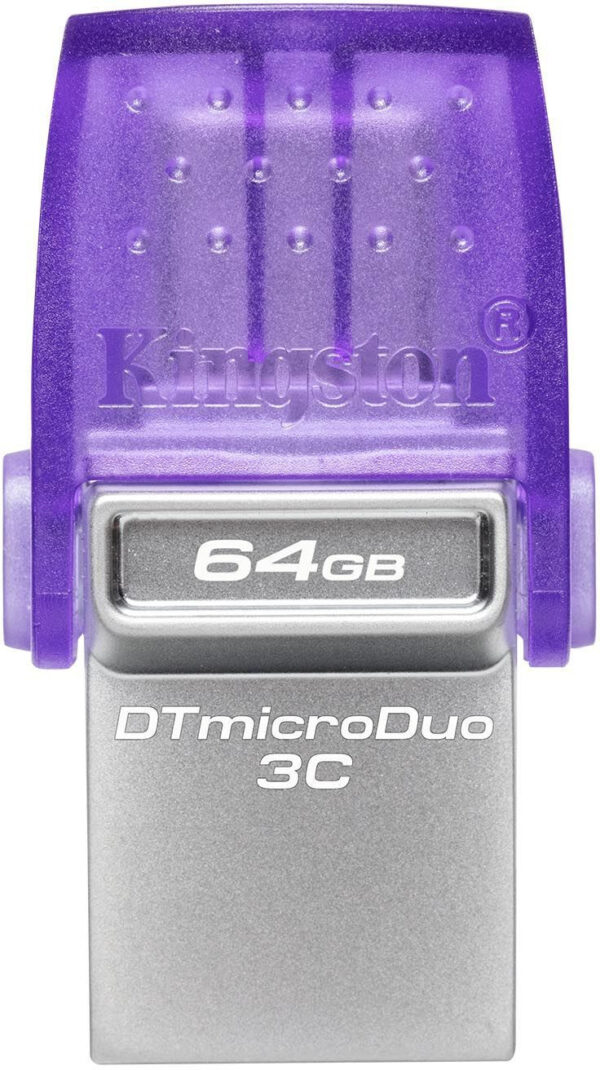 Prix Clé USB Kingston DataTraveler microDuo 3C USB Type-A / USB Type-C 3.2 - 64 Go (DTDUO3CG3/64GB) -  136.00 -  136.00