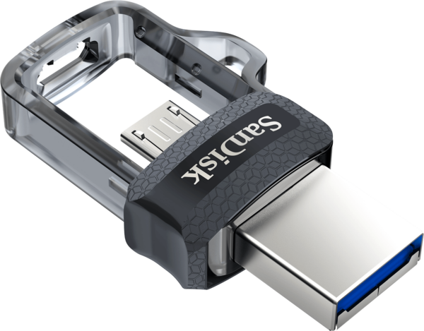 Clé USB SanDisk Ultra m3.0 double connectique micro-USB et USB 3.0 - 32 Go (SDDD3-032G-G46) – Image 6