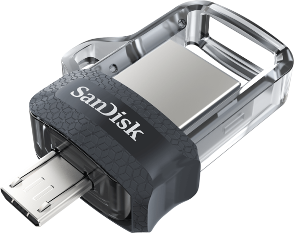 Clé USB SanDisk Ultra m3.0 double connectique micro-USB et USB 3.0 - 32 Go (SDDD3-032G-G46)