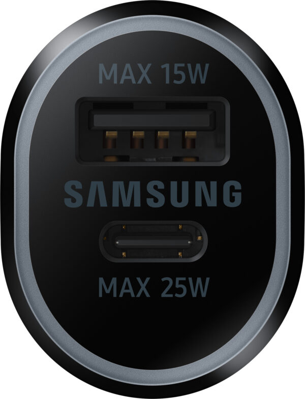 Double chargeur Samsung 40 W pour voiture (EP-L4020NBEGMA) – Image 2