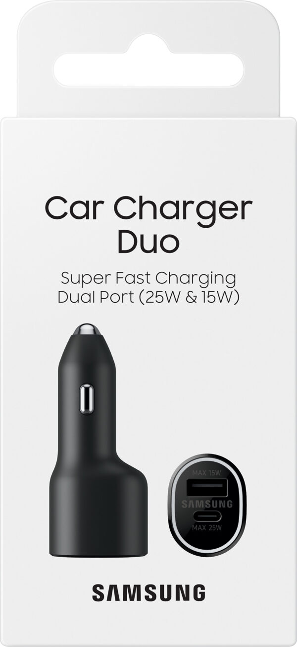 Double chargeur Samsung 40 W pour voiture (EP-L4020NBEGMA) – Image 4