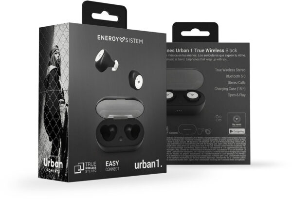 Prix Écouteurs Bluetooth Energy Sistem Urban 1 True Wireless - Noir (449767) -  287.00 -  287.00 – Image 6