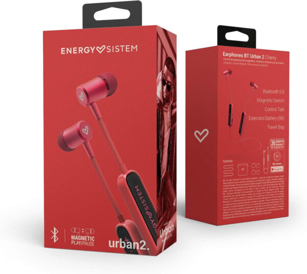 Prix Écouteurs Bluetooth Energy Sistem Urban 2 - Cherry (449163) -  143.00 -  143.00 – Image 7