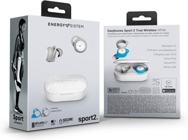 Prix Écouteurs Energy Sistem Sport 2 True Wireless - Blanc (451012) -  335.00 -  335.00 – Image 5