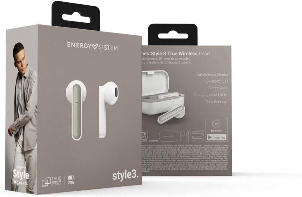 Prix Écouteurs Energy Sistem Style 3 True Wireless - Pearl (451418) -  287.00 -  287.00 – Image 5