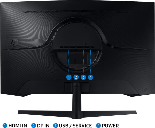 Écran incurvé 32" Samsung WQHD Odyssey G5 144 Hz - Courbure 1000R (LC32G55TQWMXZN) – Image 12