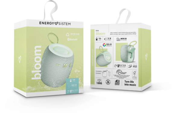 Enceinte portable Bluetooth Energy Sistem Bloom Mint (458776) – Image 6