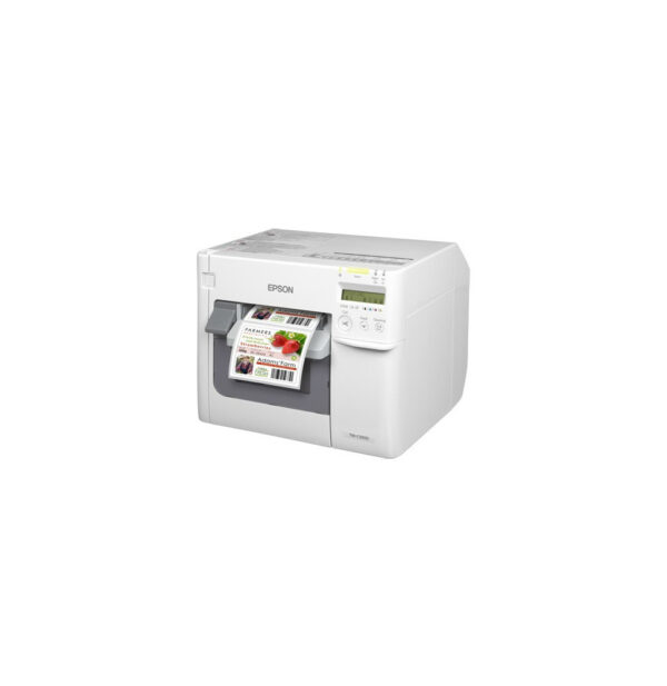 Epson TM-C3500 imprimante pour étiquettes Jet d'encre Couleur 720 x 360 DPI 103 mm/sec Avec fil Ethernet/LAN (C31CD54012CD)