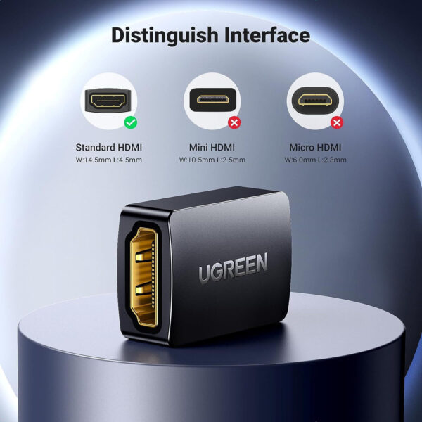 Extender Ugreen HDMI Female vers HDMI Female (20107) – Image 3