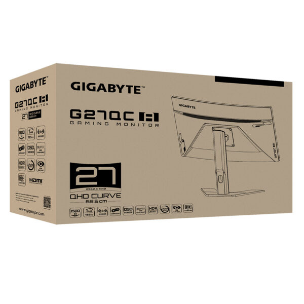 Prix Gigabyte G27QC A écran plat de PC 68,6 cm (27") 2560 x 1440 pixels 2K Ultra HD LED Noir (G27QC A) -  -  – Image 8