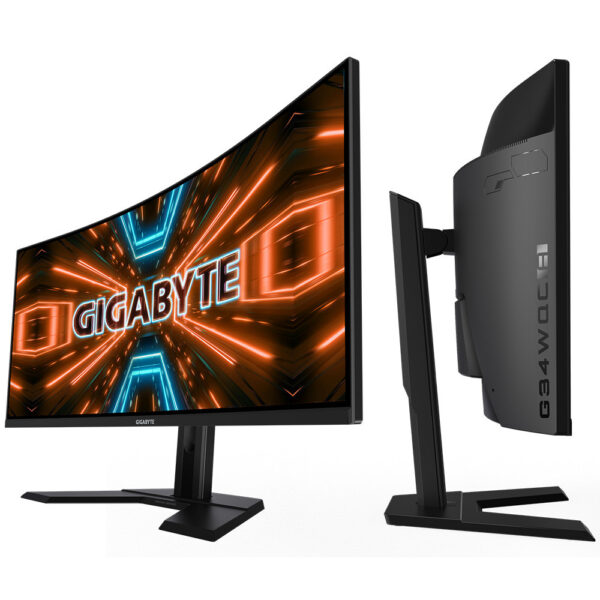 Prix Gigabyte G34WQC A écran plat de PC 86,4 cm (34") 3440 x 1440 pixels UltraWide Quad HD LCD Noir (G34WQC A) -  -  – Image 3