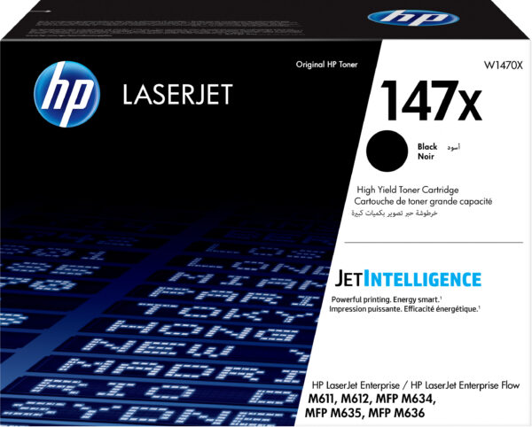 HP 147X Noir - Toner HP LaserJet d'origine à grande capacité (W1470X)