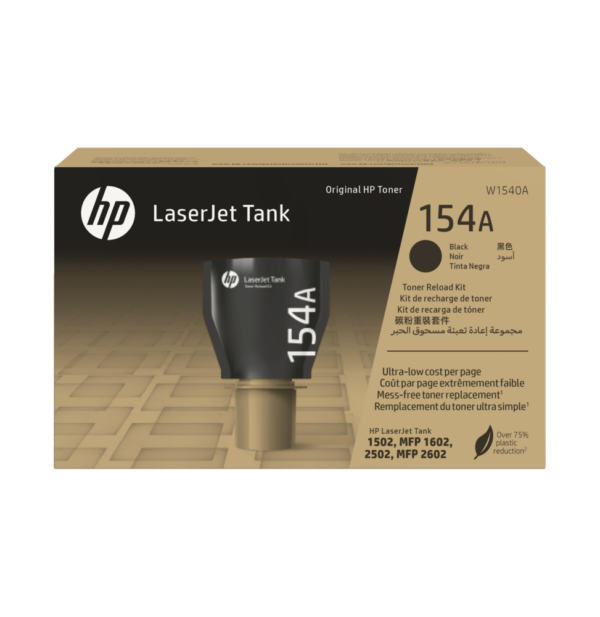 HP 154A Noir (W1540A) - Kit de recharge de toner d'origine