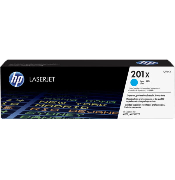 Prix HP 201X Cyan (CF401X) - Toner grande capacité HP LaserJet d'origine -  2096.00 -  2096.00