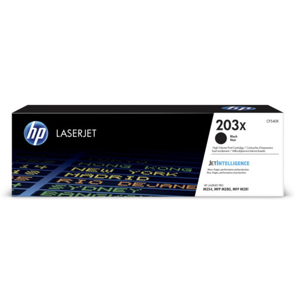 Prix HP 203X Noir (CF540X) - Toner grande capacité HP LaserJet d'origine -  1974.00 -  1974.00