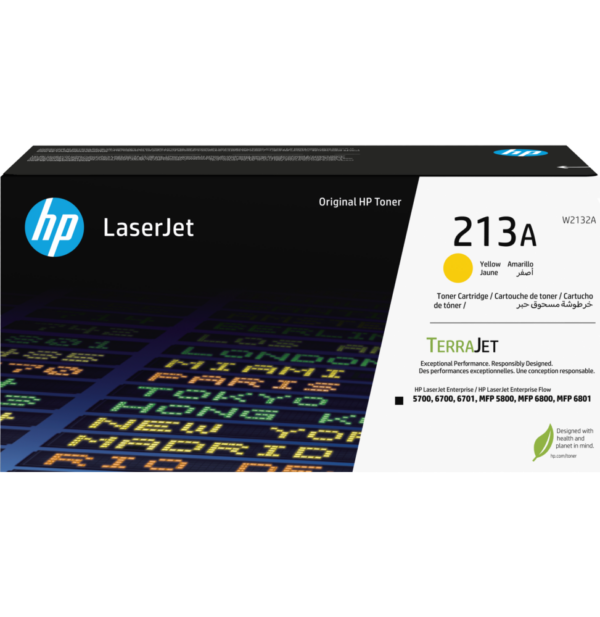 HP 213A Jaune (W2132A) - Toner HP LaserJet d'origine