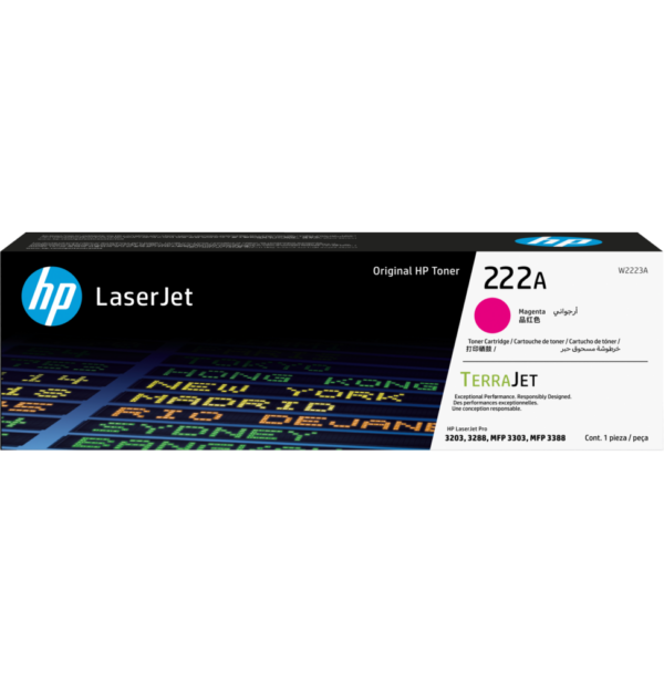 HP 222A Magenta (W2223A) - Toner HP LaserJet d'origine