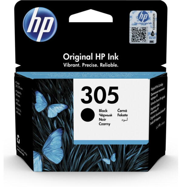 Prix HP 305 Noir - Cartouche d'encre HP d'origine (3YM61AE) -  218.00 -  218.00