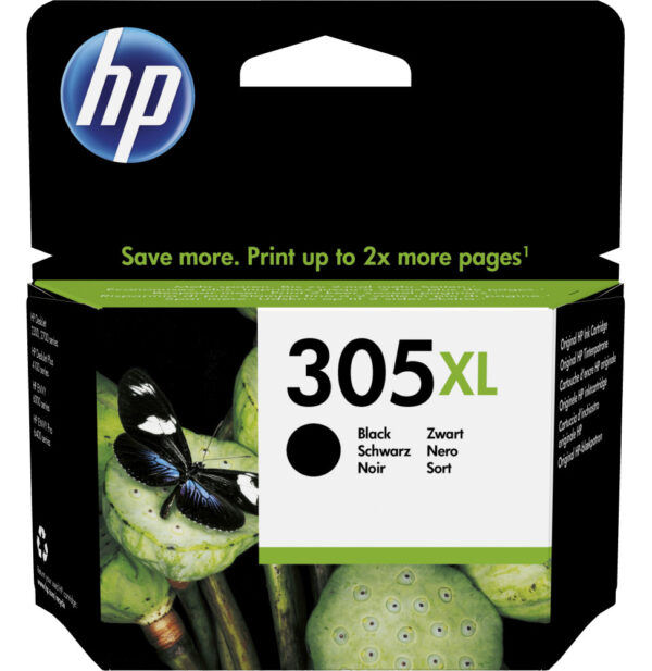 Prix HP 305XL Noir - Cartouche d'encre grande capacité HP d'origine (3YM62AE) -  419.00 -  419.00