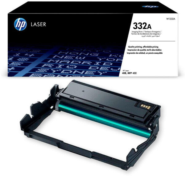 HP 332A Noir (W1332A) - Tambour d'imagerie Laser d'origine – Image 2