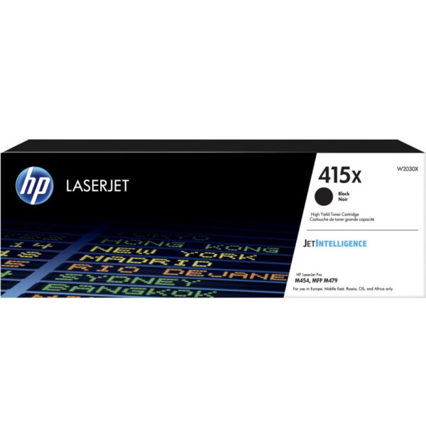 HP 415X Noir - Toner HP d'origine à grande capacité (W2030X)