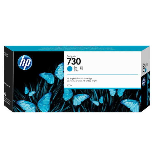 HP 730 Cyan - Cartouche d'encre HP d'origine (P2V68A)