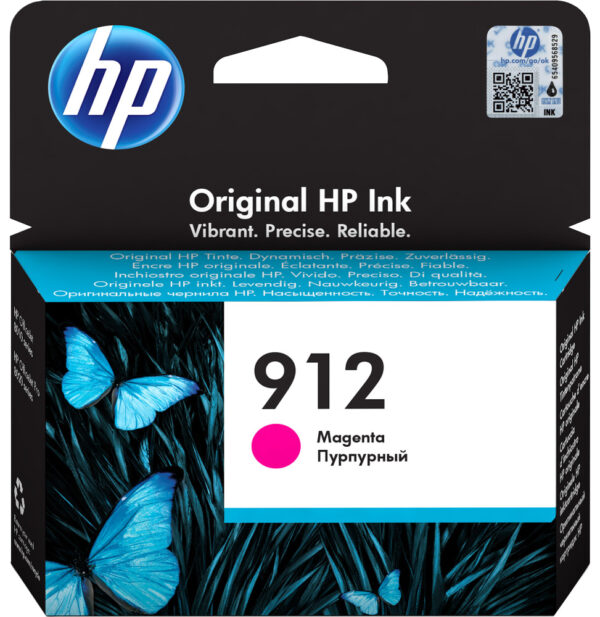 HP 912 Magenta - Cartouche d'encre HP d'origine (3YL78AE)