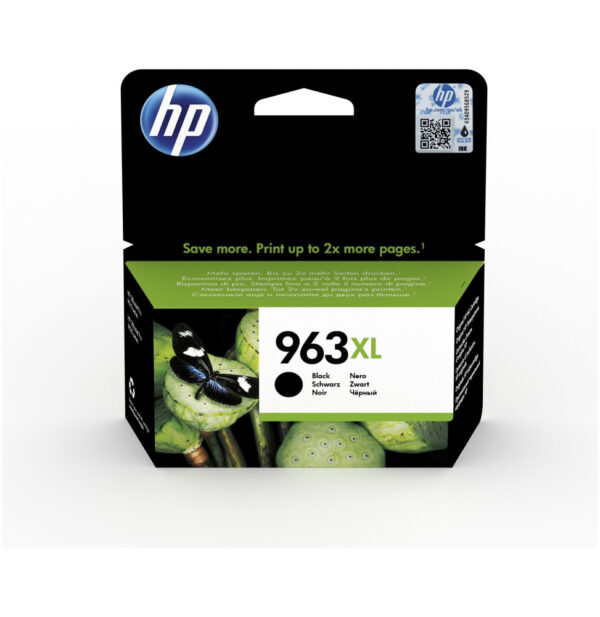 HP 963XL Noir - Cartouche d'encre grande capacité HP d'origine (3JA30AE)