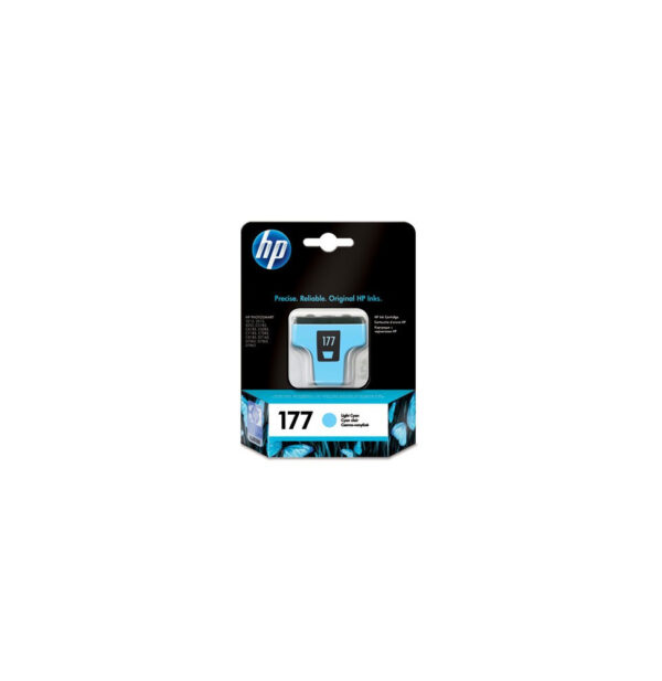 Prix HP 177 Cyan Clair - Cartouche d'encre HP d'origine (C8774HE) -  - 