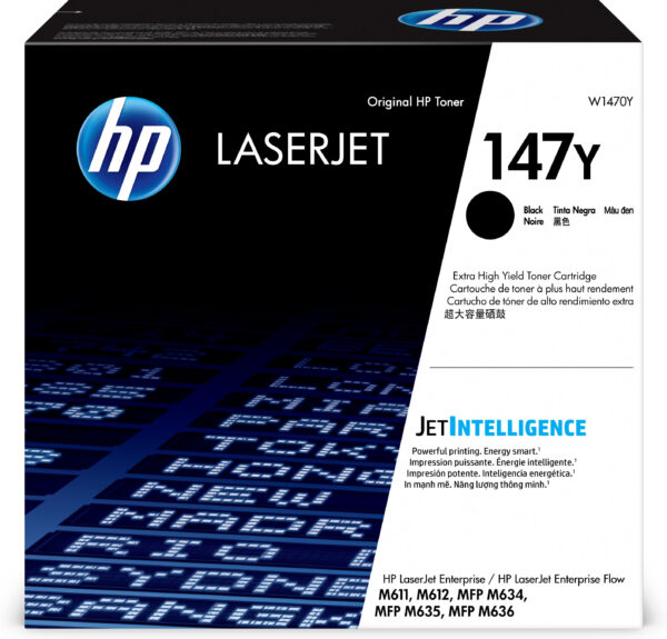 HP Toner noir extra grande capacité LaserJet authentique 147Y (W1470Y)