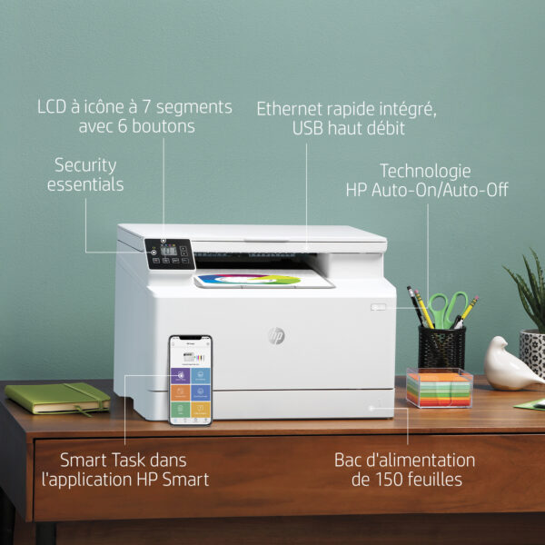 Imprimante Multifonction Laser Couleur HP LaserJet Pro M182n (7KW54A) – Image 7