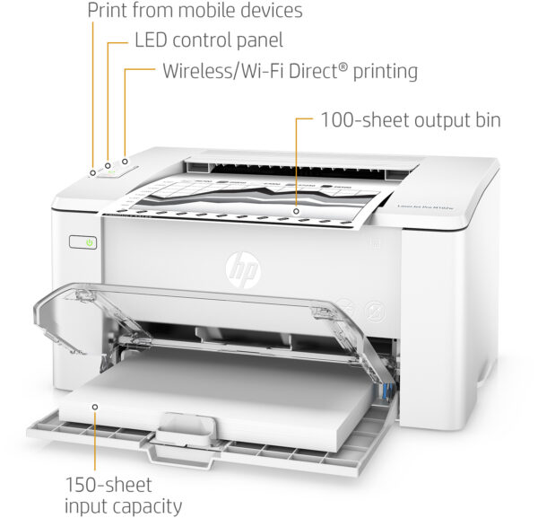 Imprimante Laser Monochrome HP LaserJet Pro M102w (G3Q35A) – Image 2