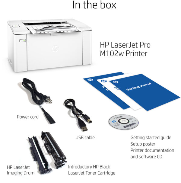 Imprimante Laser Monochrome HP LaserJet Pro M102w (G3Q35A) – Image 9