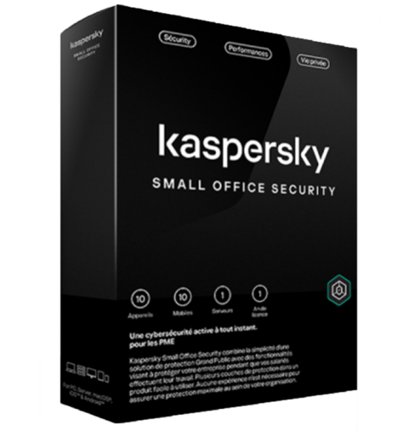 kaspersky small office security 10 postes 1 serveur kl45418bkfs 23mag